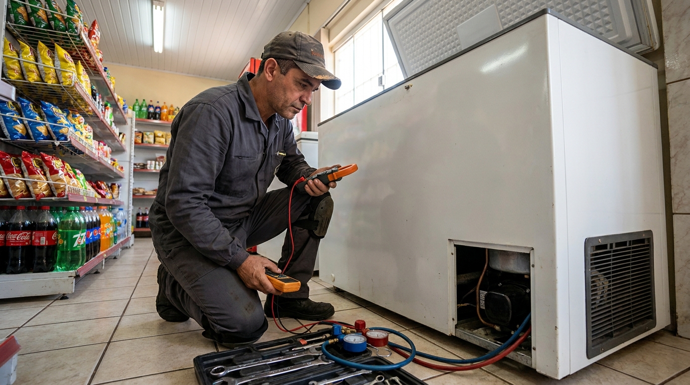 Conserto de placa eletrônica de freezer em Palmas‑TO